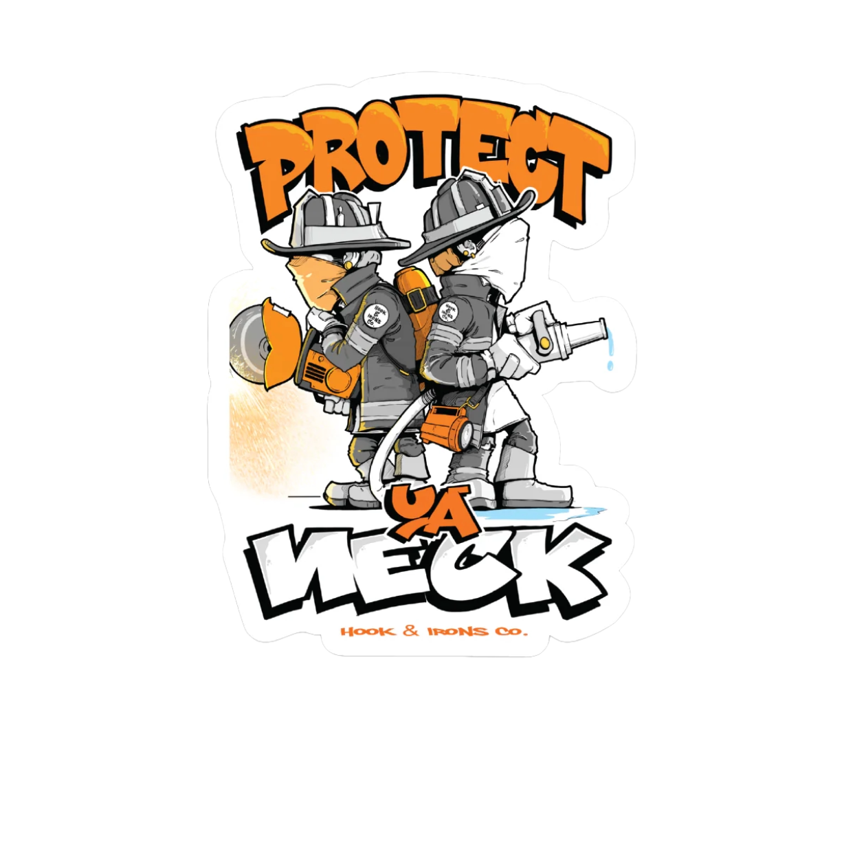 Protect Ya Neck Firefighter Slap