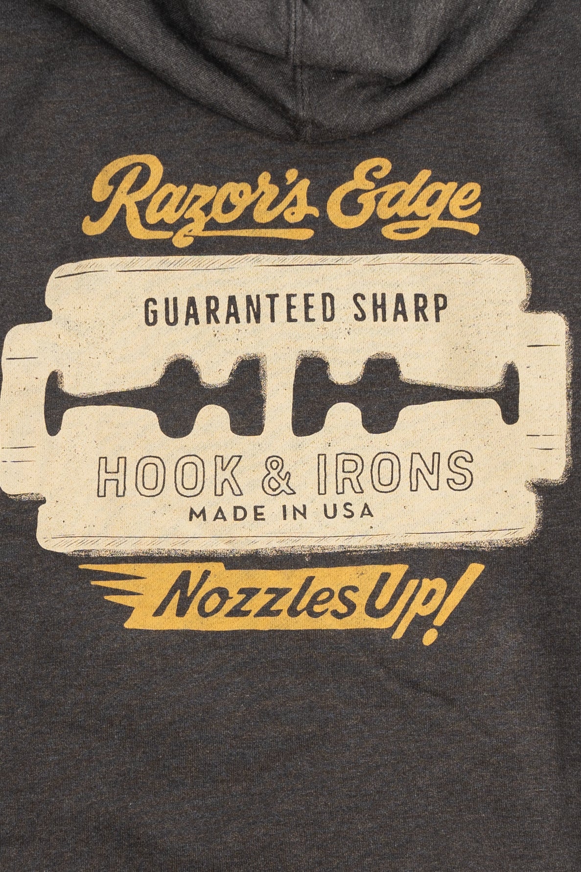 Razor's Edge - Charcoal Hoodie