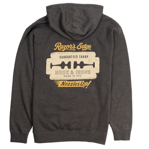 Razor's Edge - Charcoal Hoodie