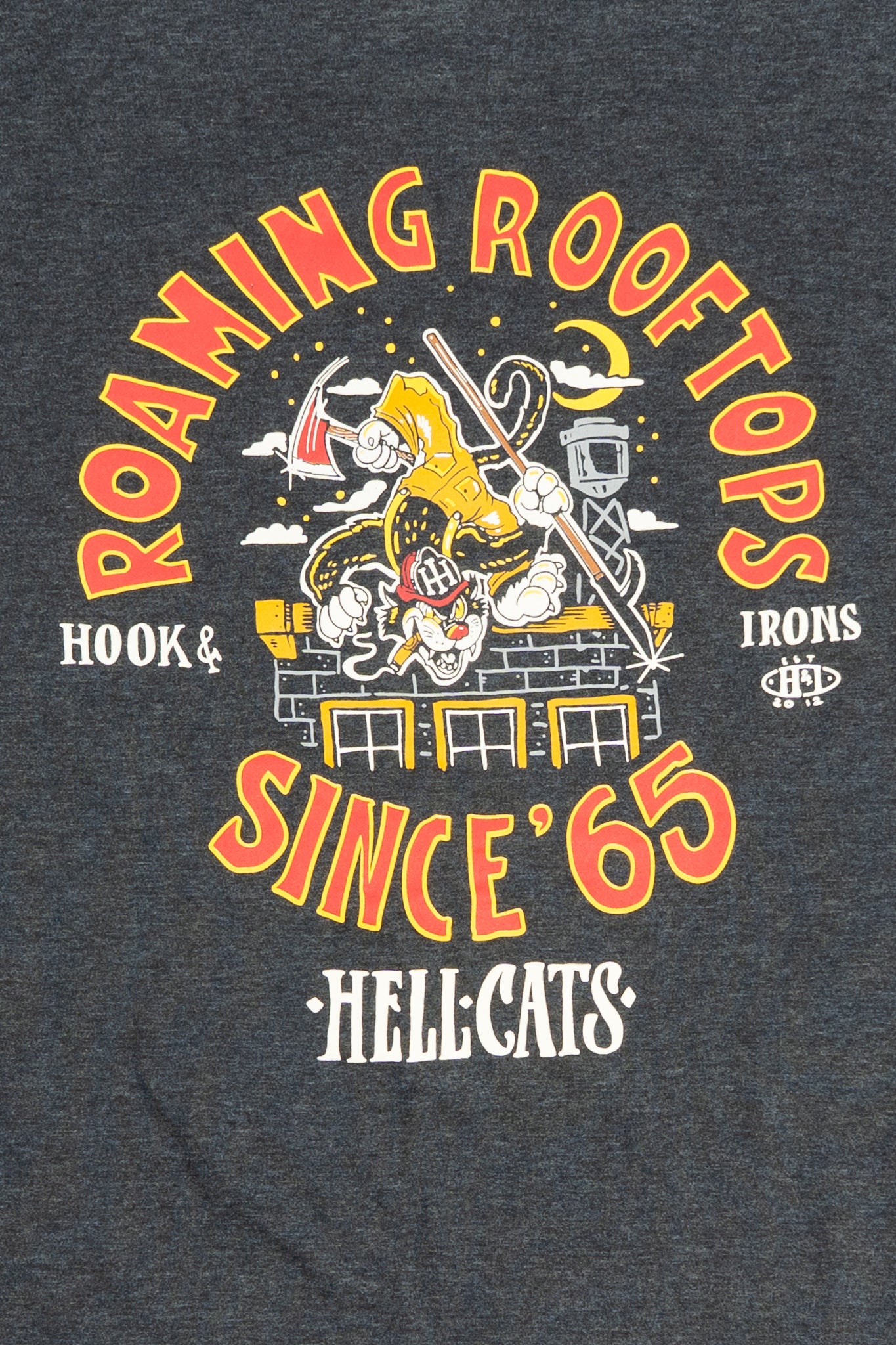 Hell Cat - Heather Gray Tee