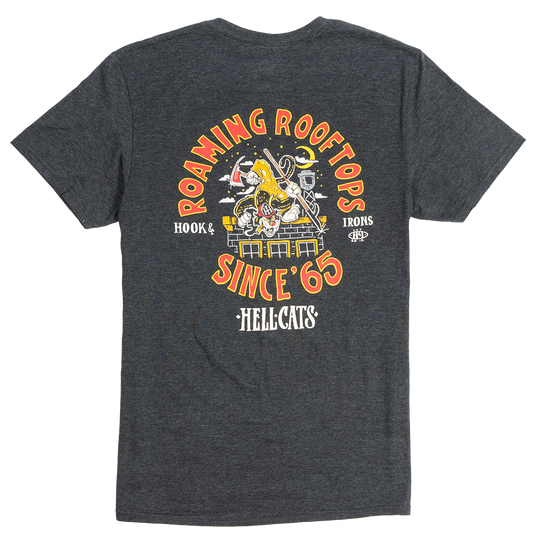 Hell Cat - Heather Gray Tee