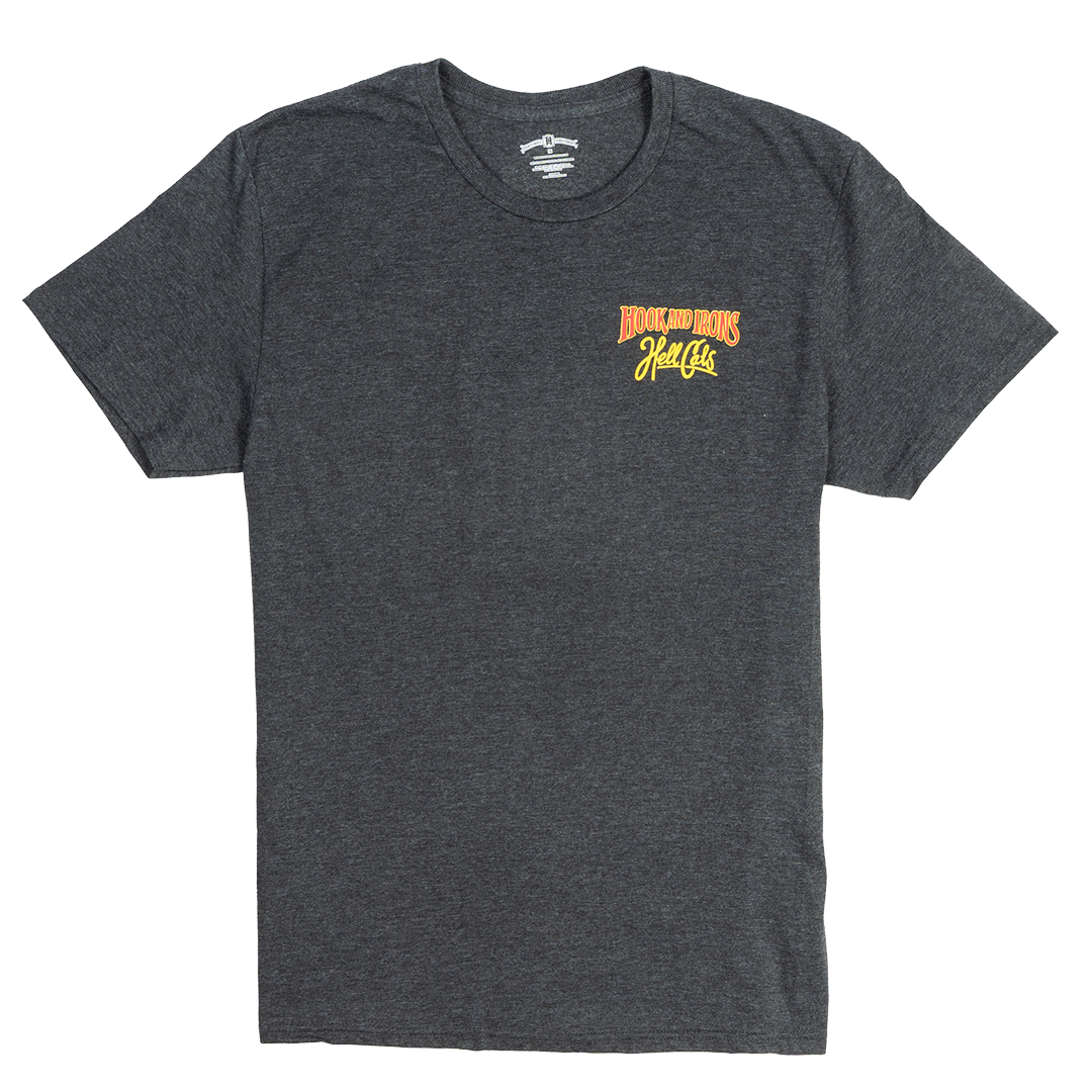 Hell Cat - Heather Gray Tee