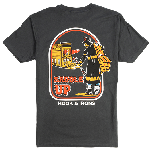 Saddle Up - Black Tee
