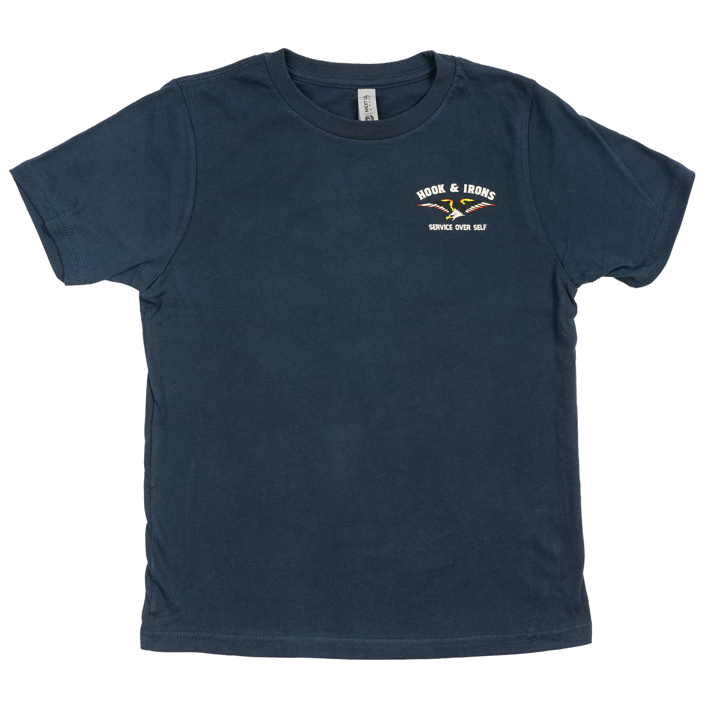Youth Firefighter T-Shirt (Navy Blue) | Model: Service Over Self Youth
