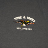 Firefighter T-Shirt (Charcoal) | Model: Service Over Self