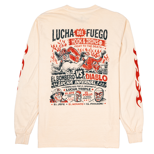 Lucha Del Fuego - Long Sleeve Tee