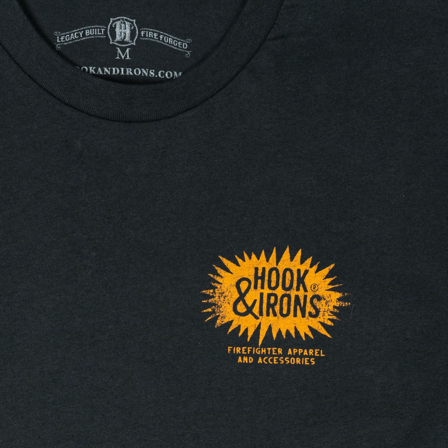 Lucha Del Fuego - Charcoal Tee