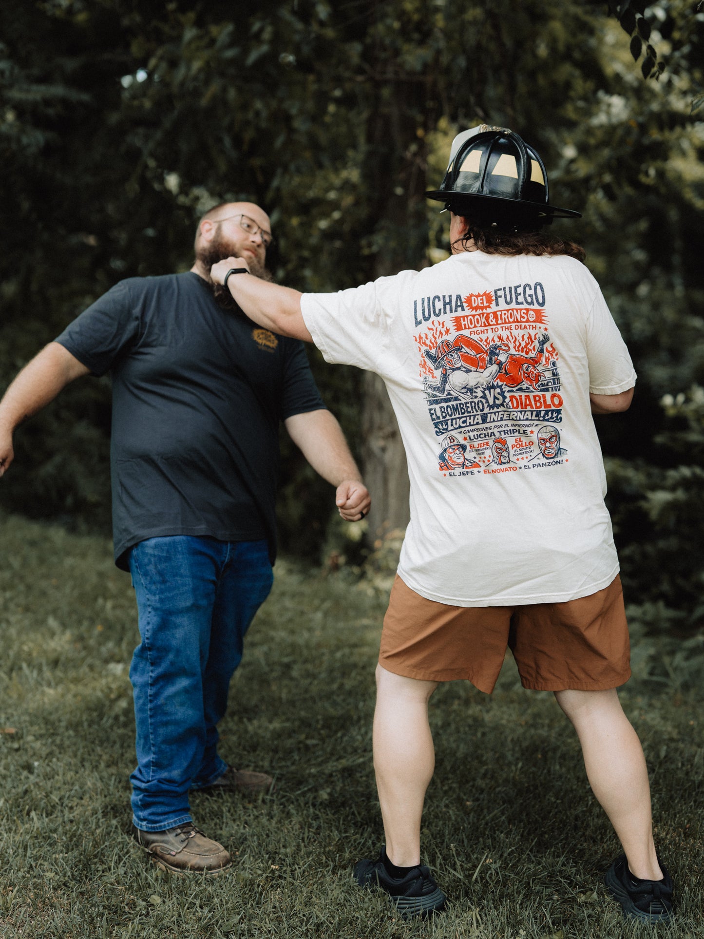 Lucha Del Fuego - Ivory Tee
