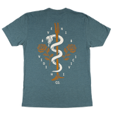 Firefighter T-Shirt (Indigo) | Model: Veni,Vidi,Vici