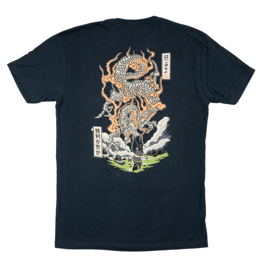 Firefighter T-Shirt (Navy) | Model: Victory Or Death