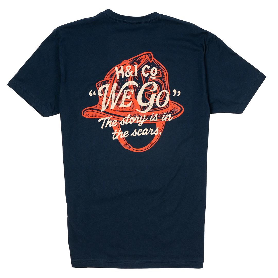 The Story in the Scars  - Navy Tee