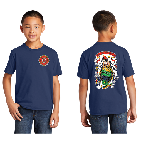 (SOLD OUT) Asheville FD - Come Hell Or Highwater - Youth T-Shirt