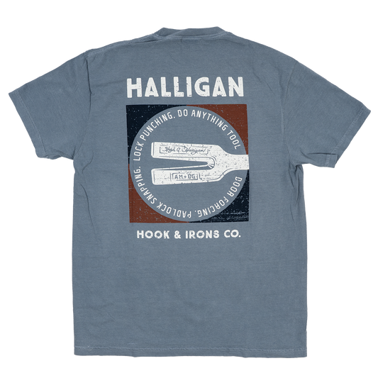 Firefighter T-Shirt (Denim) | Model: Halligan