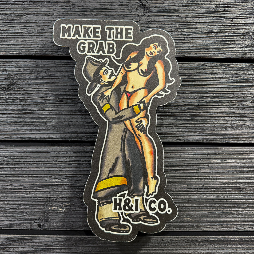 Metal Shop Sign - Make The Grab