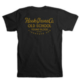 Old School Young Blood - Black Short Sleeve