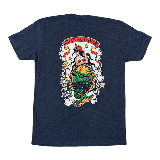 Navy Tee - Asheville FD