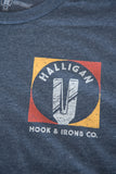 Halligan - Heather Navy Tee