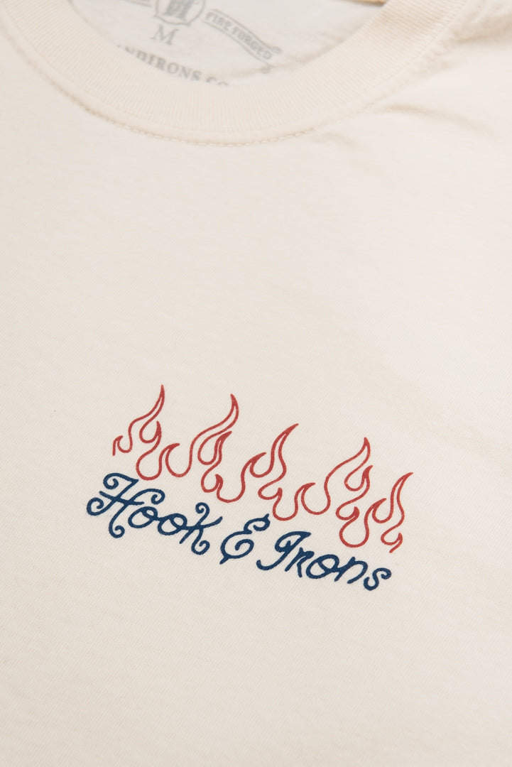 Candela Pinup - Heavyweight Natural Tee