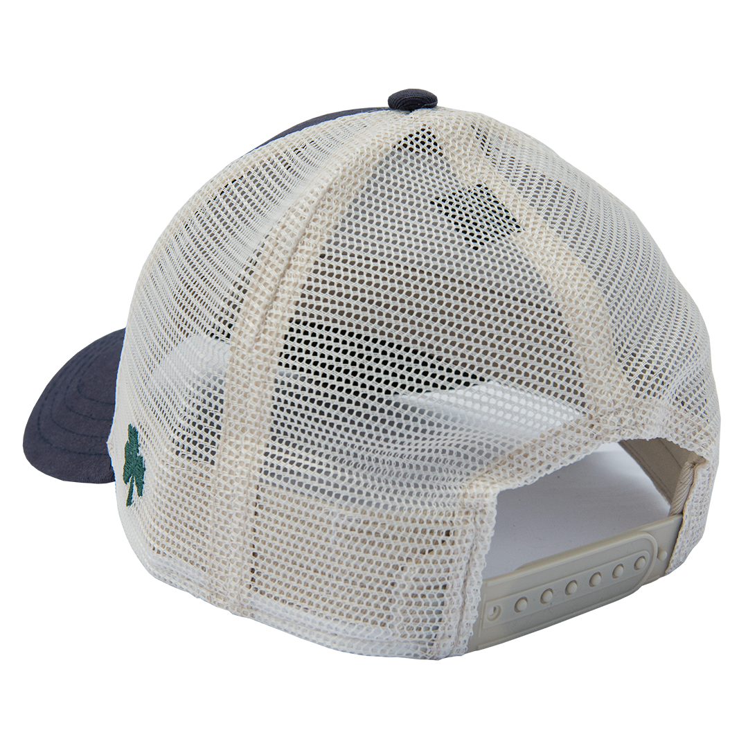 Lucky Trucker - (Reg and XL) Navy Snapback Hat