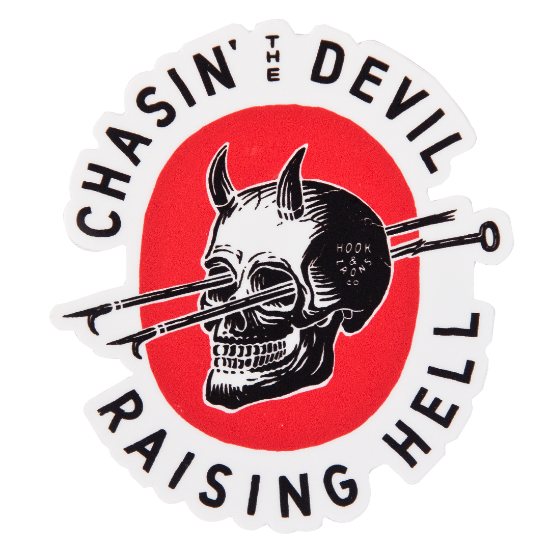 Firefighter Vinyl Slap Sticker | Model: Chasing The Devil