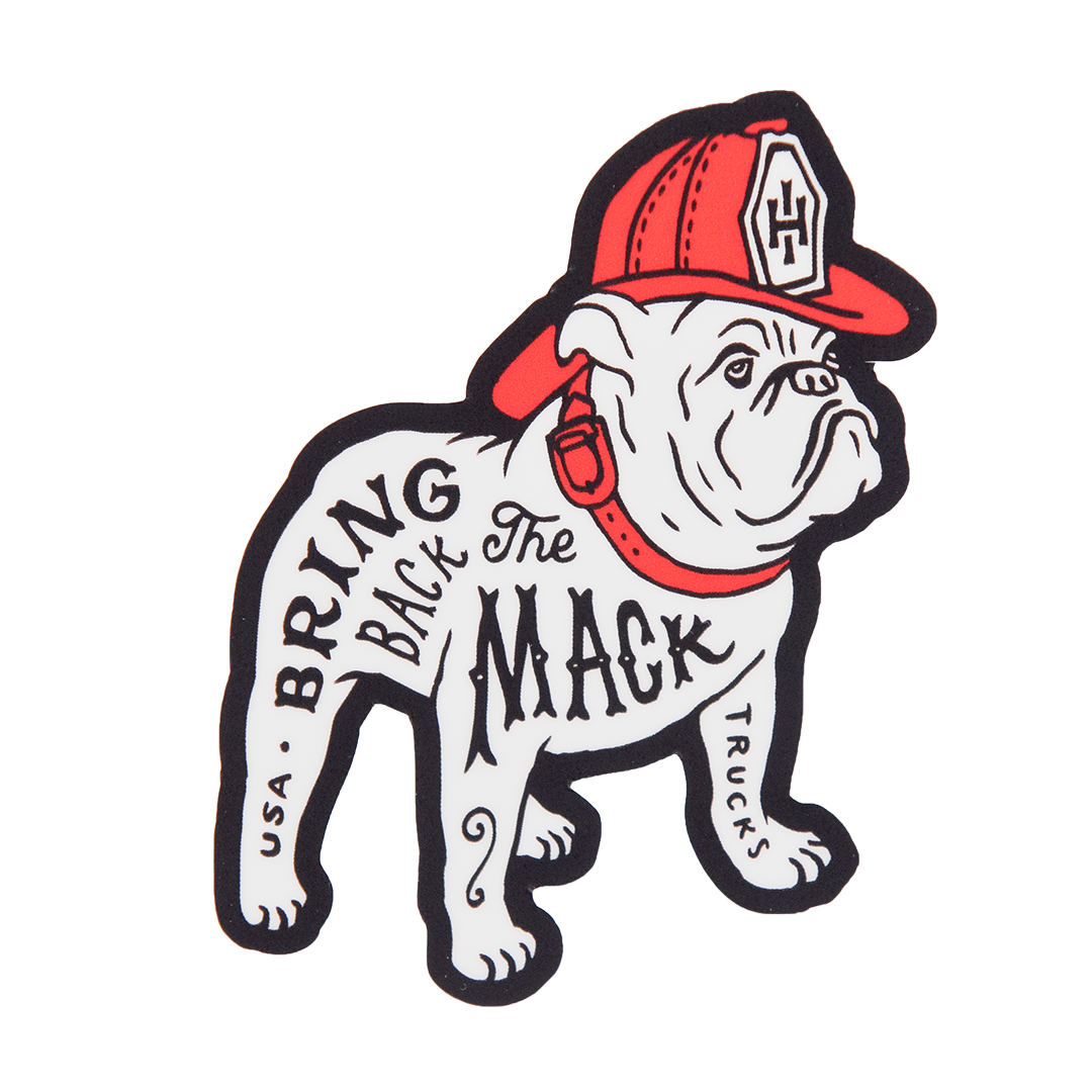 Firefighter Vinyl Slap Sticker | Model: Bulldog