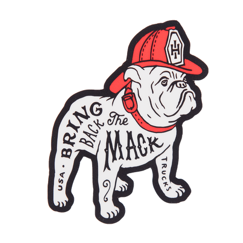 Bulldog, Bring Back The Mack - Sticker