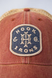 Vintage Trucker - Red Snapback Hat