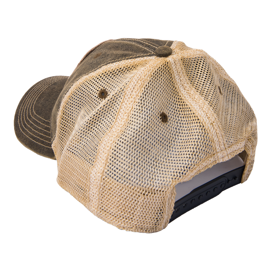 Vintage Trucker - Black snapback Hat