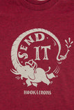 Send It - Heather Red Kids Tee