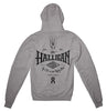 Halligan Zip Down Hoodie - Athletic Gray