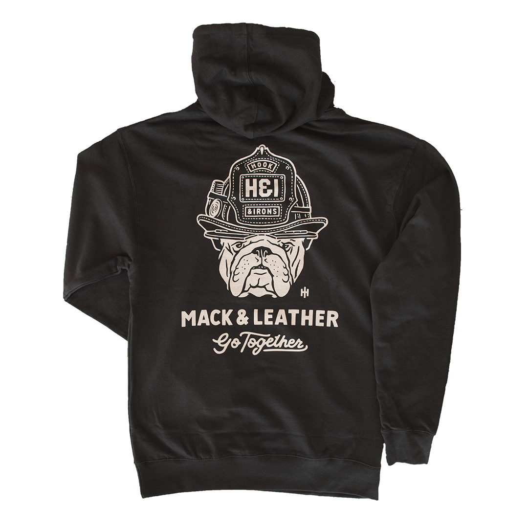 Firefighter Sweatshirt (Black) | Model: The Stan Hoodie