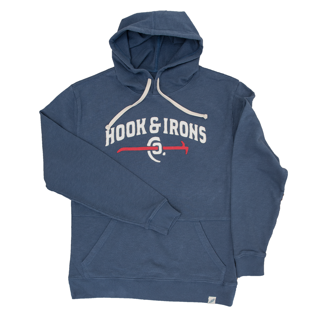 Firefighter Sweatshirt (Blue) | Model: Red Hook Hoodie