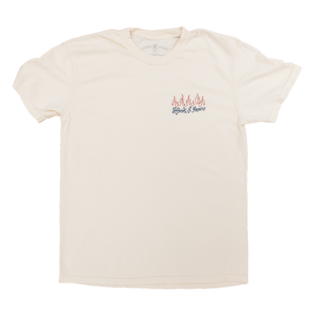 Candela Pinup - Heavyweight Natural Tee