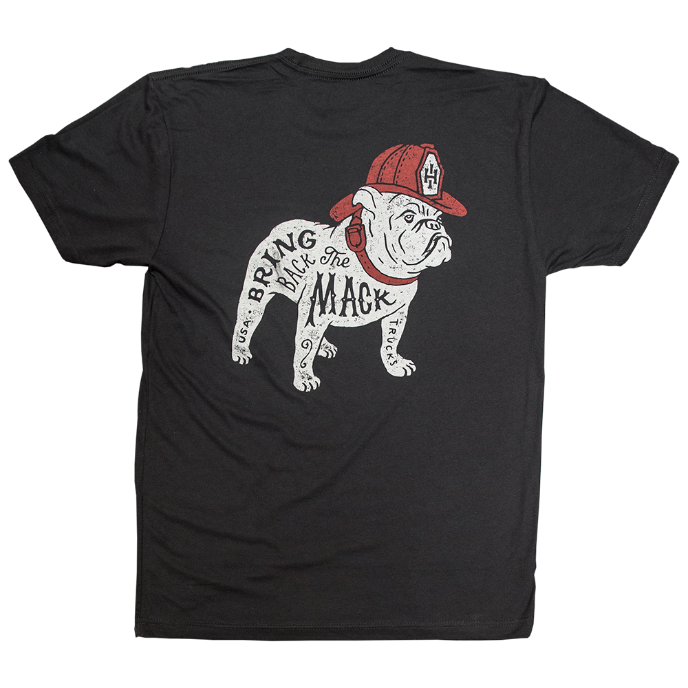 Firefighter T-Shirt (Black) | Model: Bulldog
