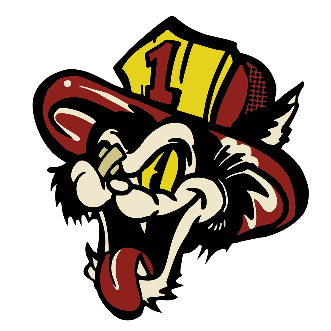 Firefighter Vinyl Slap Sticker | Model: Charlie Alleycat: 'I got the 'C' Side'